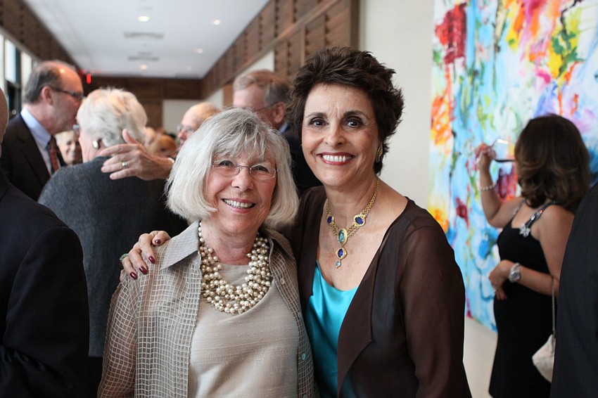 Honorary chairwoman Gerri Aaron and chairwoman Joy Rogers