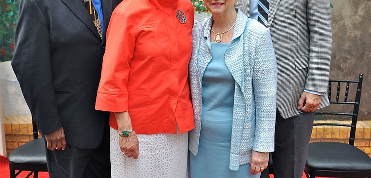 Honorees Nate Jacobs, Isabel Norton, Janice Zarro and Charlie Huisking