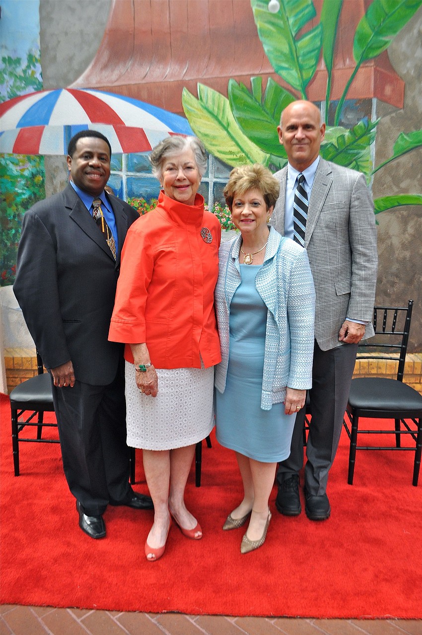 Honorees Nate Jacobs, Isabel Norton, Janice Zarro and Charlie Huisking