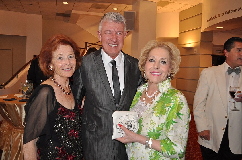 Honorary chairwoman Ruth Kreindler, Michael Donald Edwards and chairwoman Lee Peterson