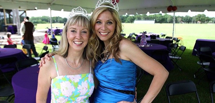 Olivia Thomas with chairwoman Denise West