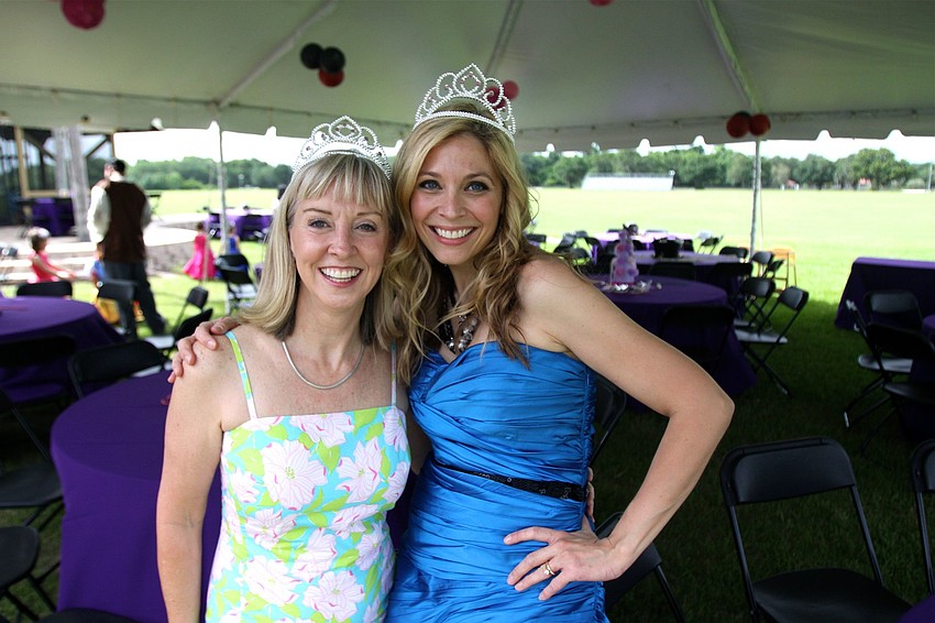 Olivia Thomas with chairwoman Denise West