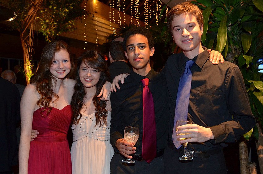 PMP Winter Residency Students Alice Ivy-Pemberton, Abigel Kralik, Lev Marnuya and Daniel Hass