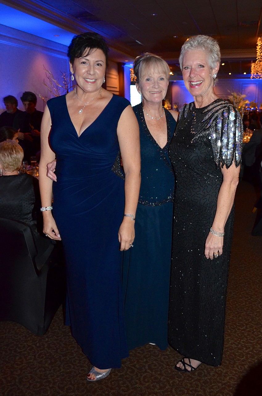 Co-chairs Linda Ross, Kathy Horowitz and Diana Houston