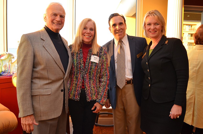 Skip and Gail Sack with Brian Lipton and Veronica Brady