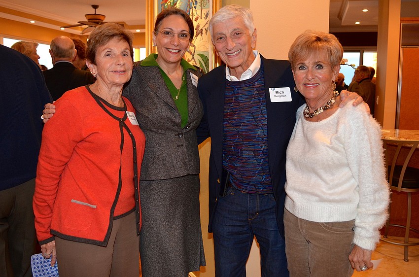 Marilyn Shuman, Rebecca and Rich Bergman and Bunny Skirboll