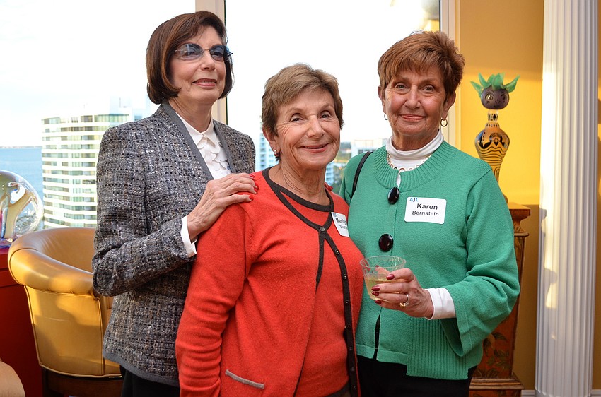 Toby Siegel, Marilyn Shuman and Karen Bernstein
