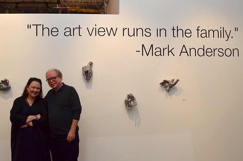 Marilyn and featured artist Mark Anderson