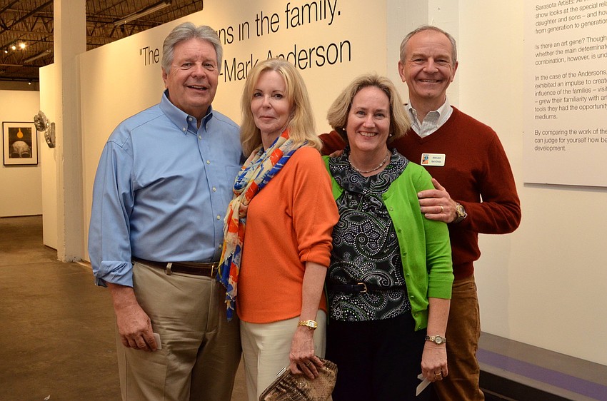 Bob and Laurin Ripley with Julie and Brock Leach