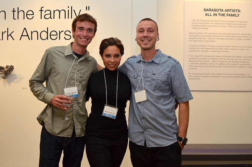 Dalton Tebo, Monica Bello and Austin Kowal