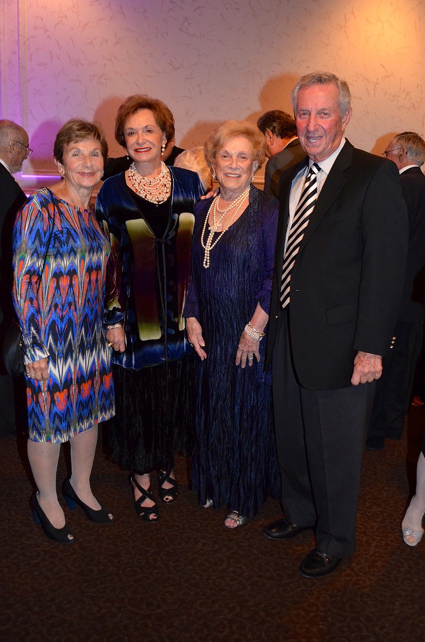 Marilyn Shuman and Joyce Cooper with Terry and Bob Blumberg