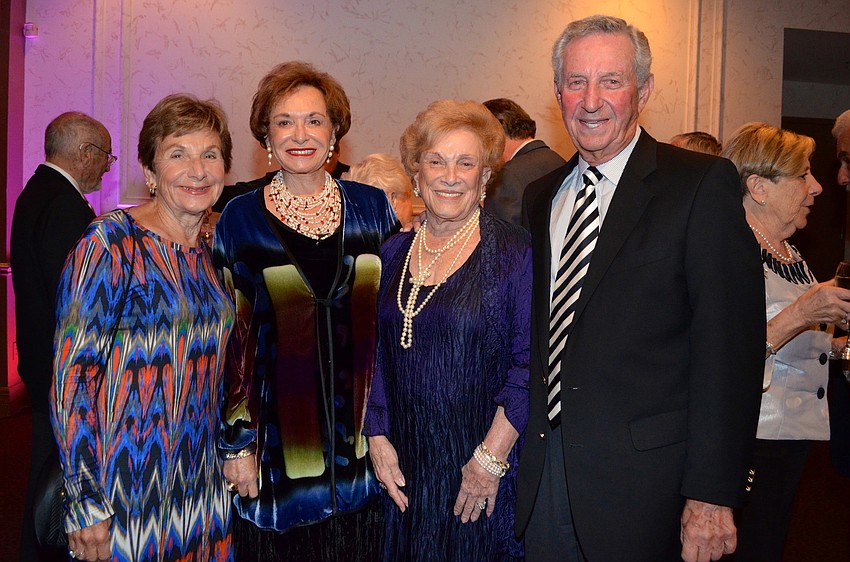 Marilyn Shuman and Joyce Cooper with Terry and Bob Blumberg