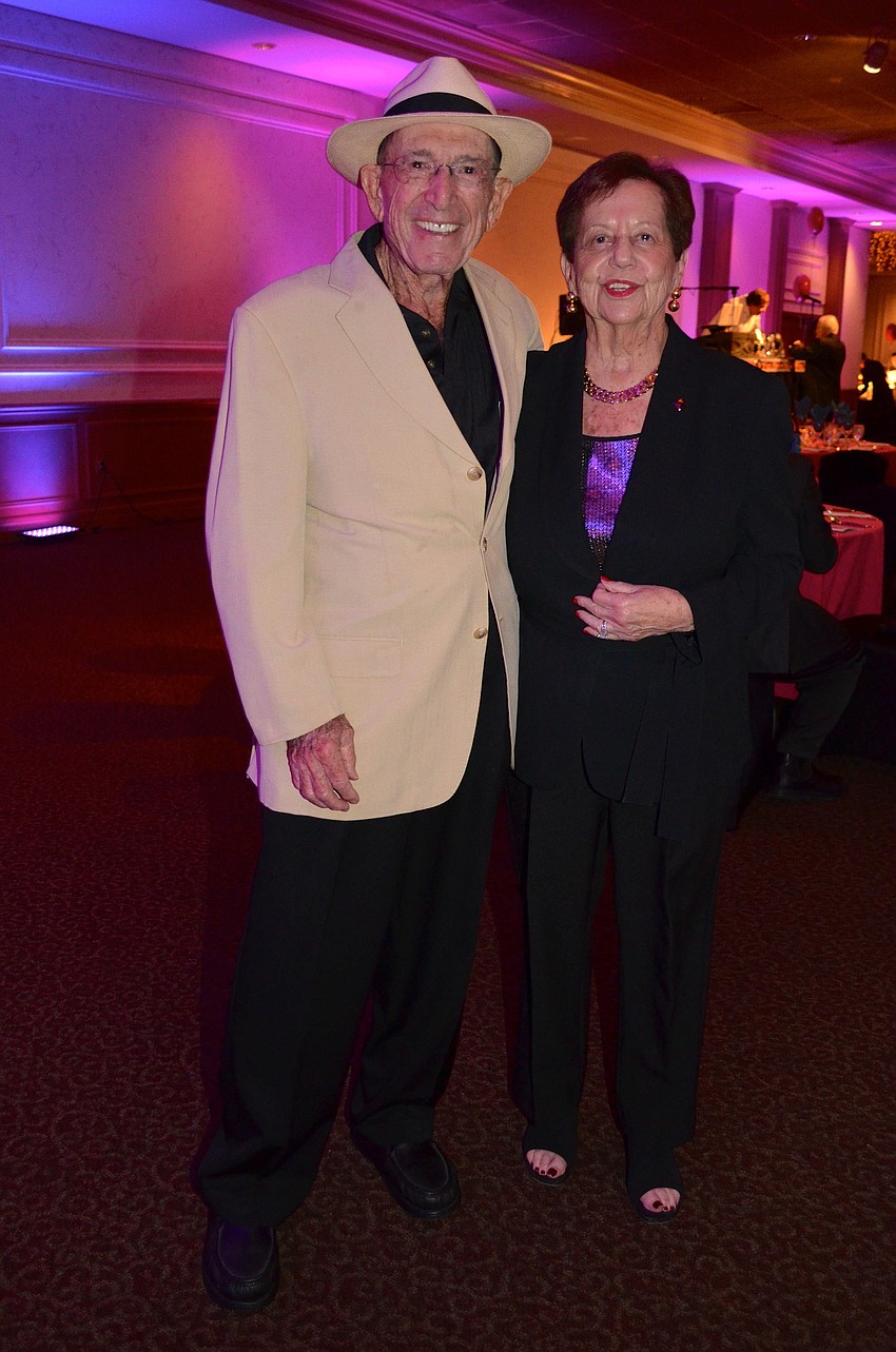 Chair Dr. David Solomon and honoree Shirley Fein