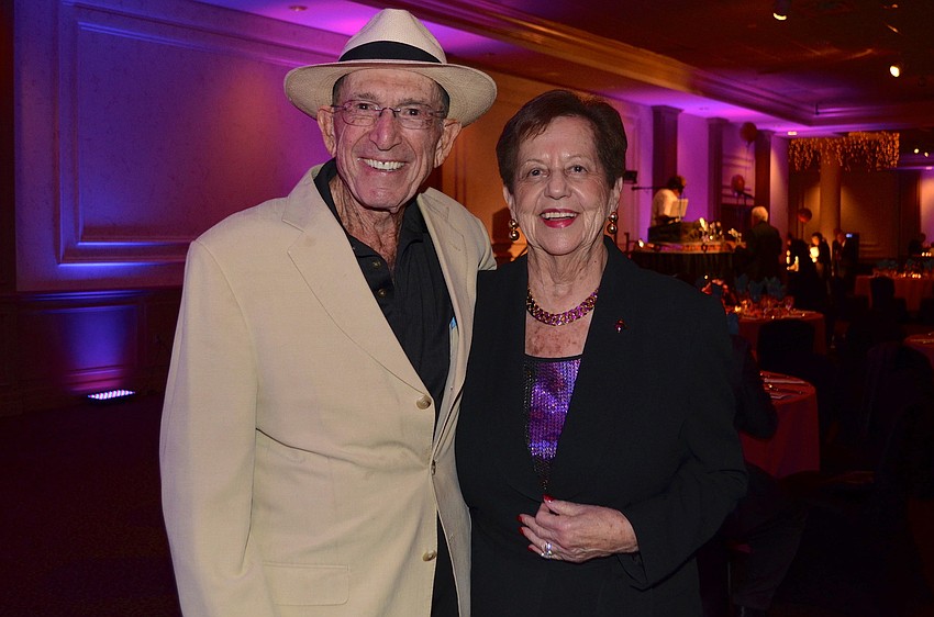 Chair Dr. David Solomon and honoree Shirley Fein