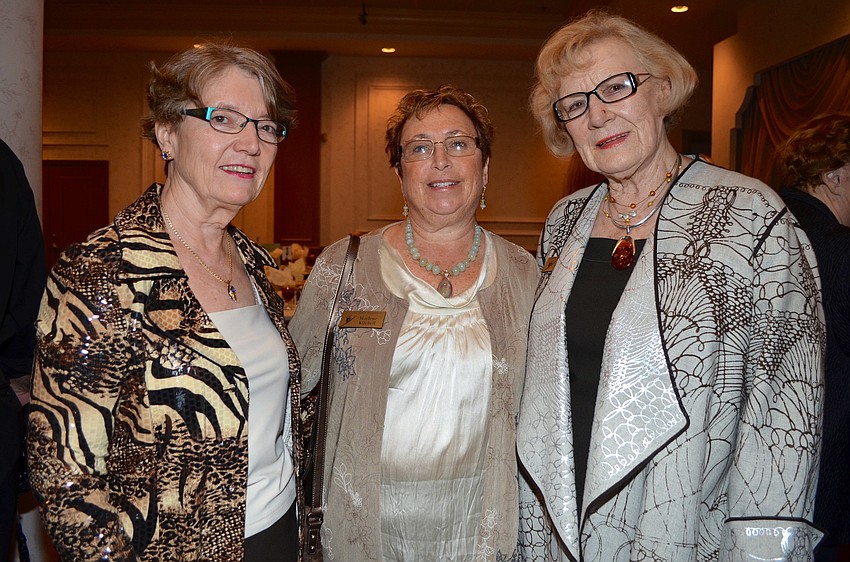 Syble DiGirolamo, Marlene Kitchell and Vlatka Ivanisevic