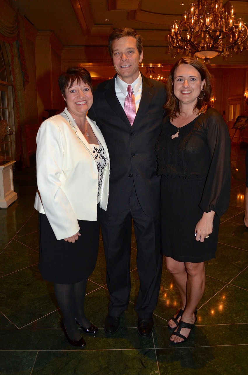 Janet Ginn with Michael and Stacey Corley
