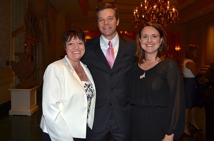 Janet Ginn with Michael and Stacey Corley