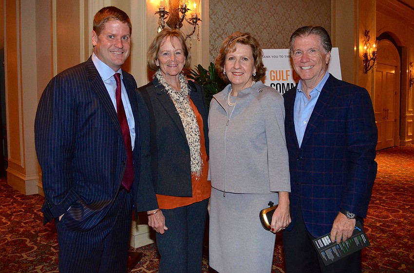 Dan Hoffe and Cindy Noble with Rosemary and Lou Oderndorf