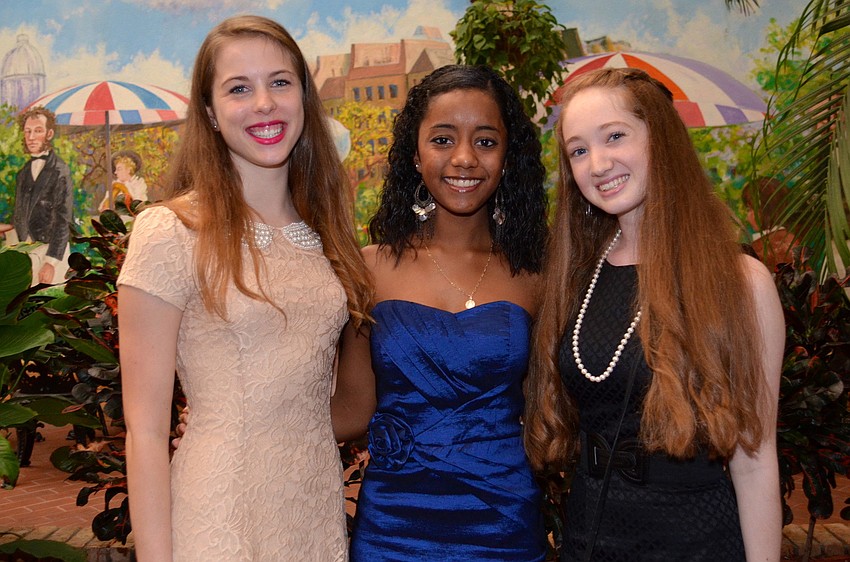 Margaret Barbieri Conservatory dancers Alexandra Lammon, Cristel Albardo and Toni Renee Taylor