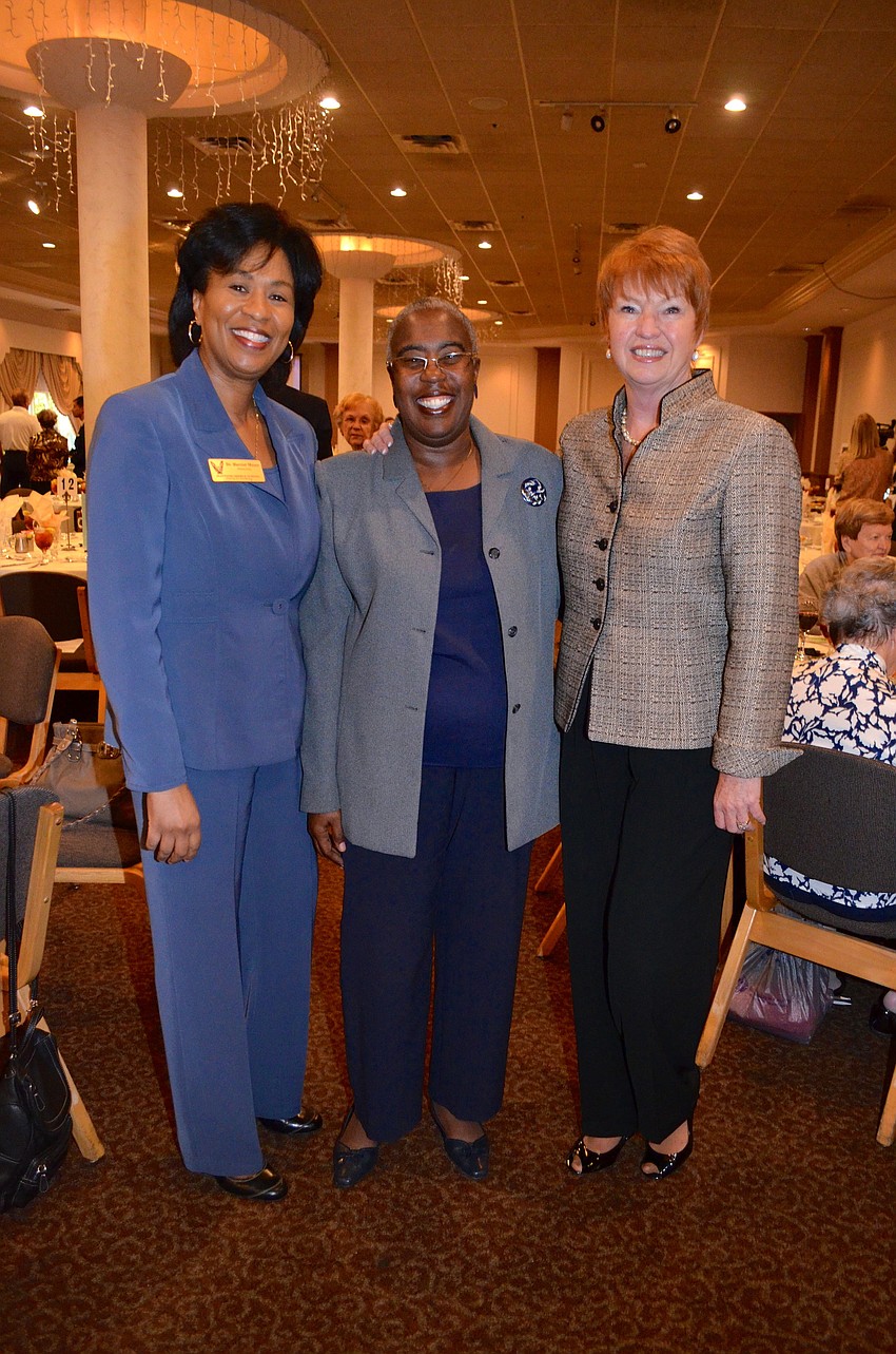 Dr. Harriet Moore, Carolyn Mason and Mary Anne Servian