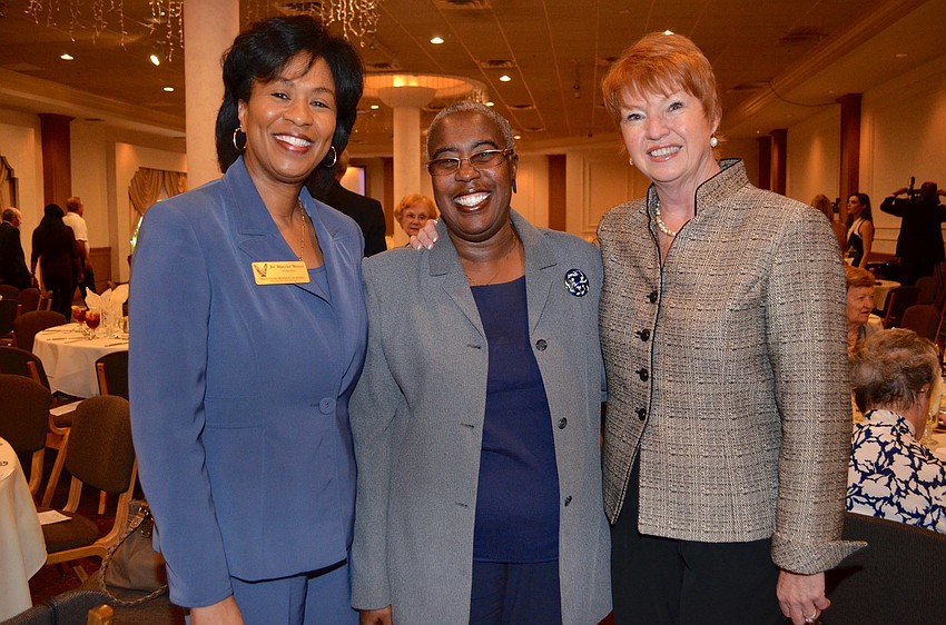 Dr. Harriet Moore, Carolyn Mason and Mary Anne Servian