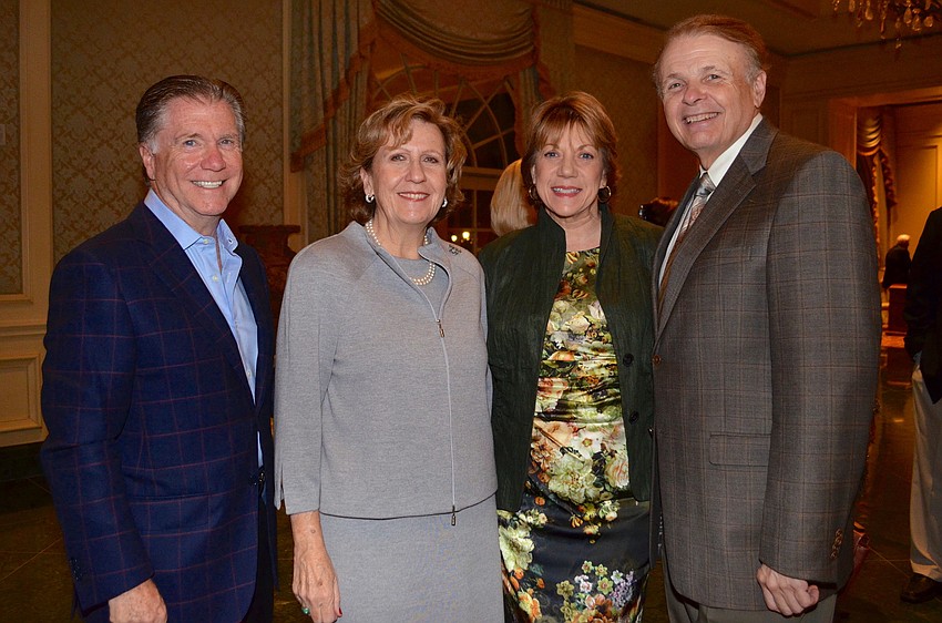 Lou and Rosemary Oderndorf with Pat and Dr. Larry Thompson