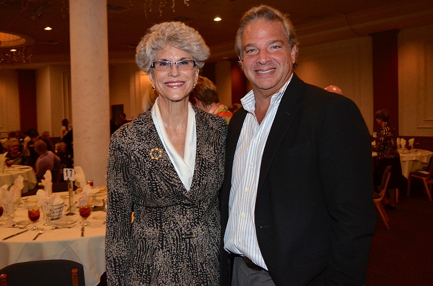 Dr. Sarah Pappas and Dean Bisner