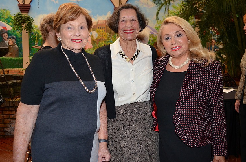 Mary Ann Robinson, Jennifer Gemmeke and Ida Zito