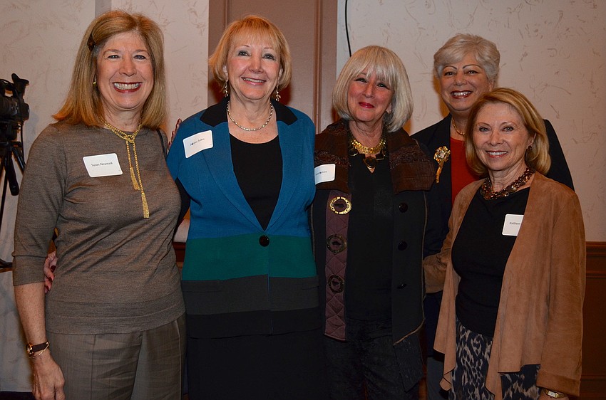 Susan Newmark, Adrea Sukin, Sandie Ivers, Sandra Kligman and Kathleen Gurney