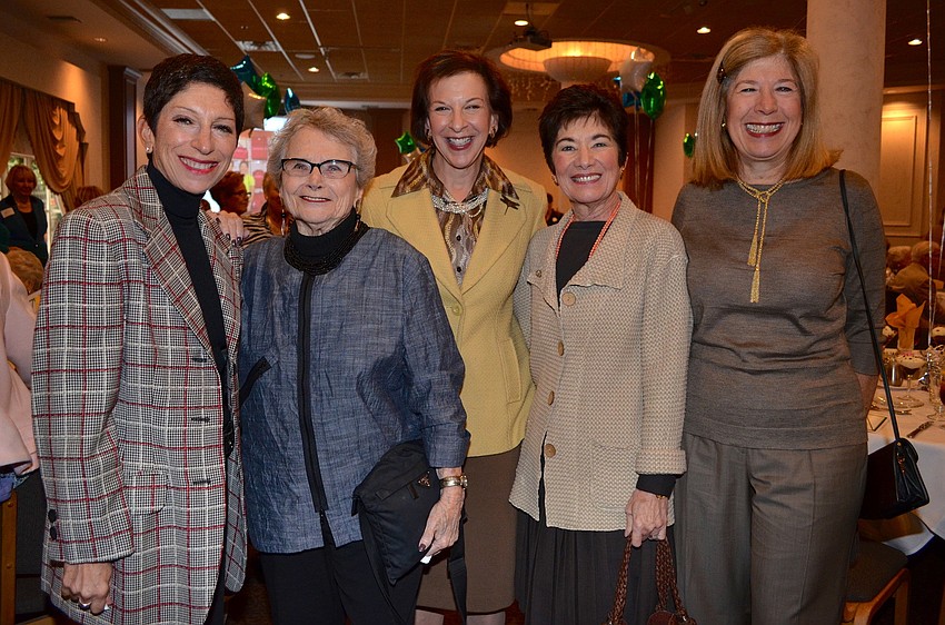 Felice Schulaner, Marilyn Harwell, Sue Jacobson, Marie Monsky and Susan Newmark