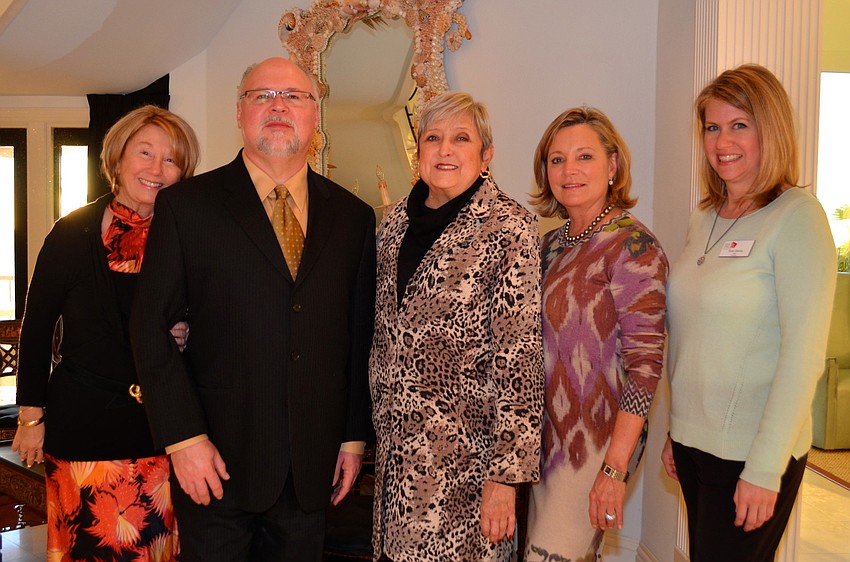 Louis Stewart, chairman Chuck Bolton, Susan Frick, Patricia Estes and Holly Dennis