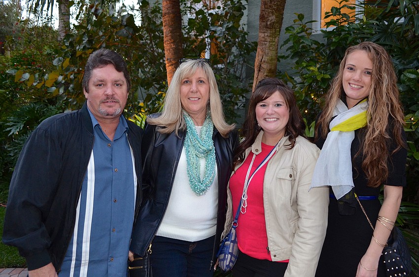 John and Janice Woloszyn with Rachel Knipfer and Kelsey McKiernan