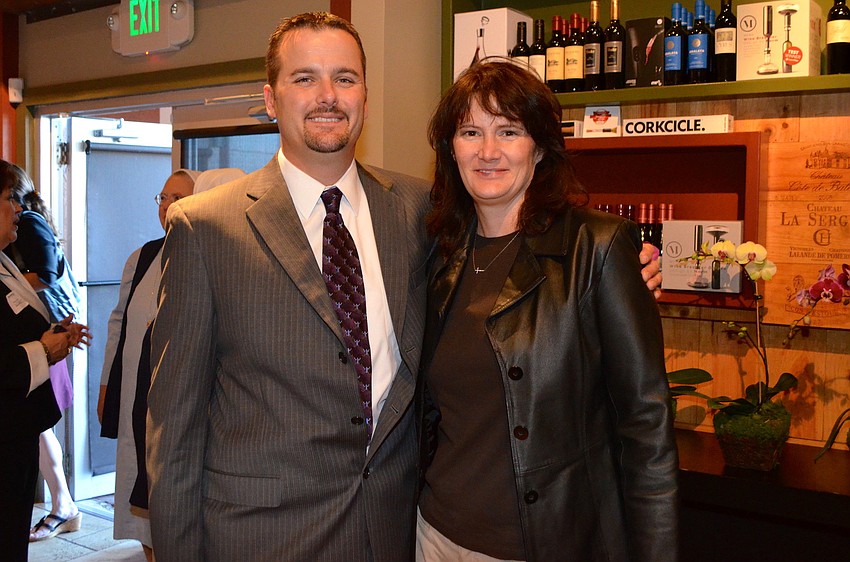 Chris DeLeonardo and Laura Adcock