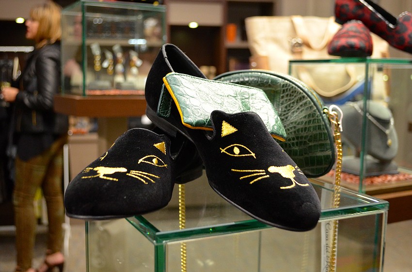 Kitty flats from T. Georgianoâ€™s Shoe Salon