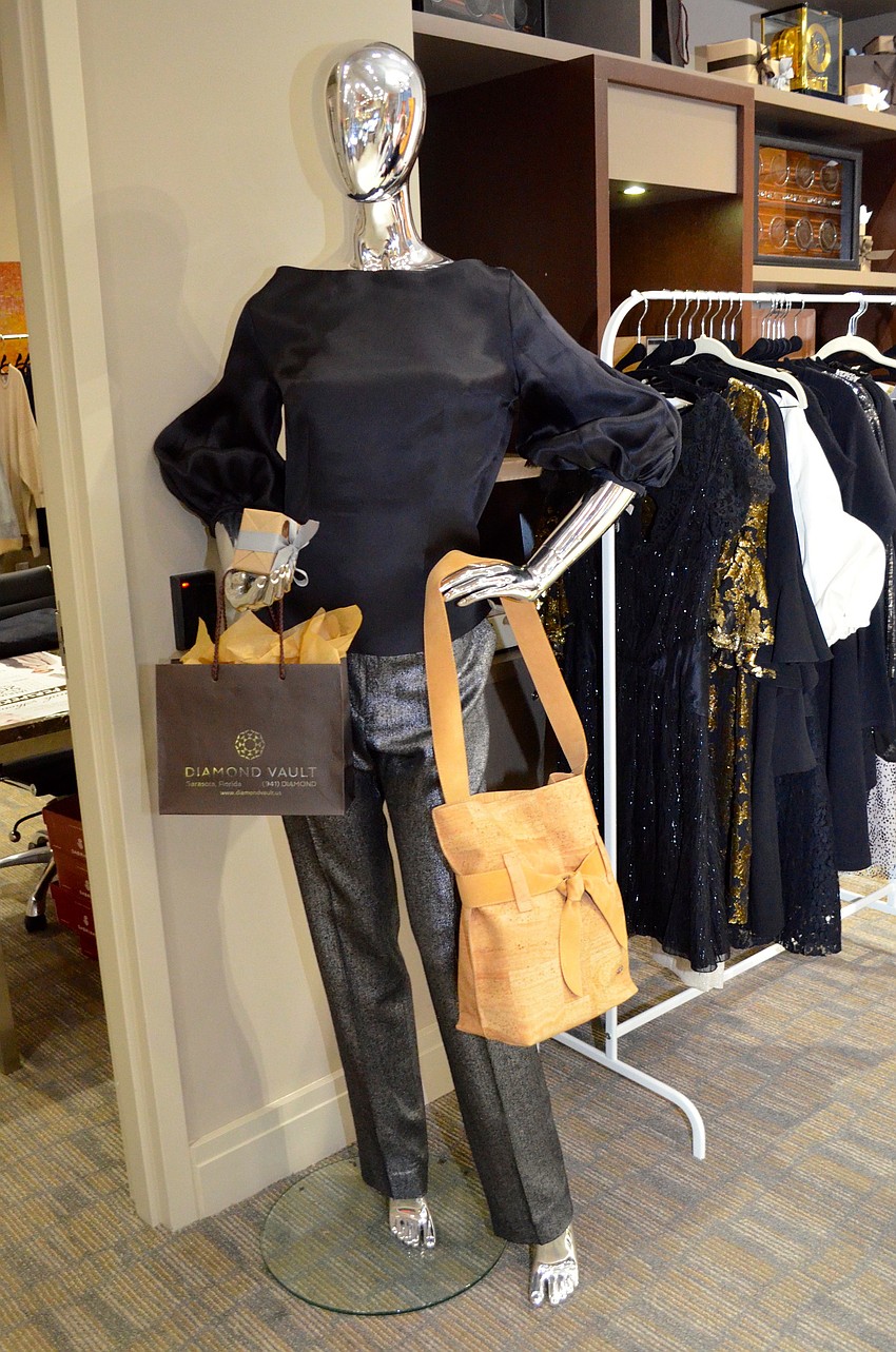 Fashion stylist Kelly Augustyniak brought between 150-200 pieces for The Perspektive Trunk Show.