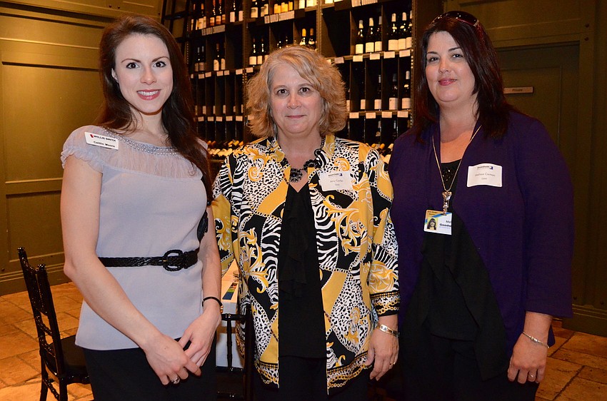 Caitlin Moore, Amy Confer and Melissa Carman