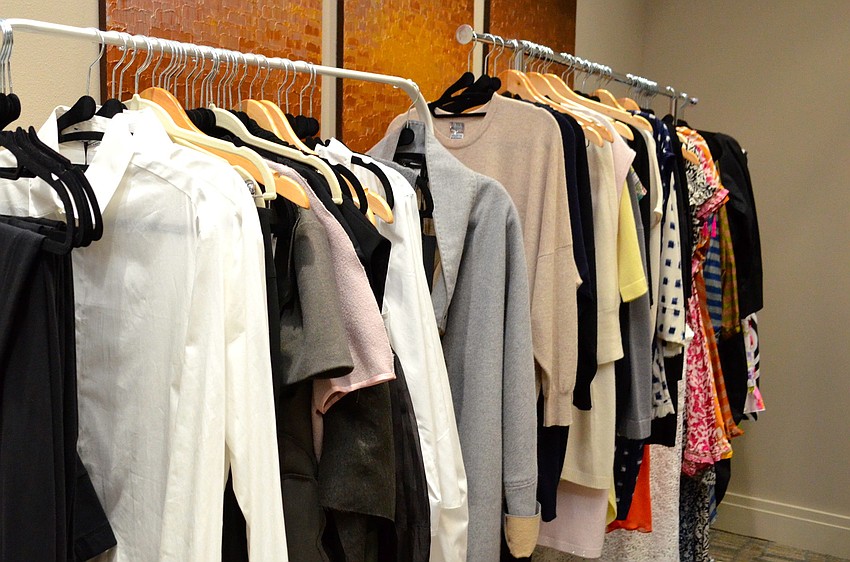 Fashion stylist Kelly Augustyniak brought between 150-200 pieces for The Perspektive Trunk Show.