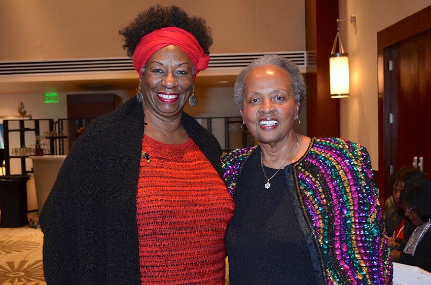 Shelia Atkins and Veavie DeLaughter