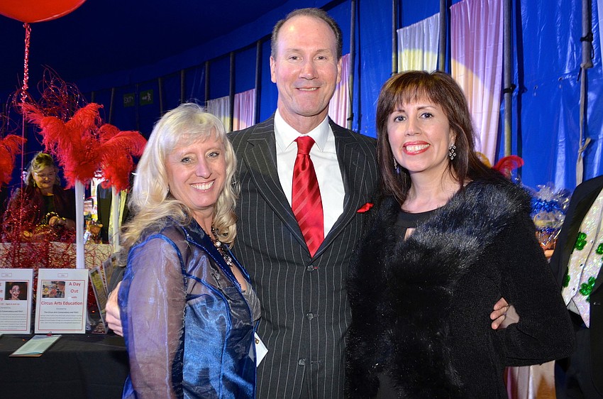 Dana Pierce with Monte and Patty Bains