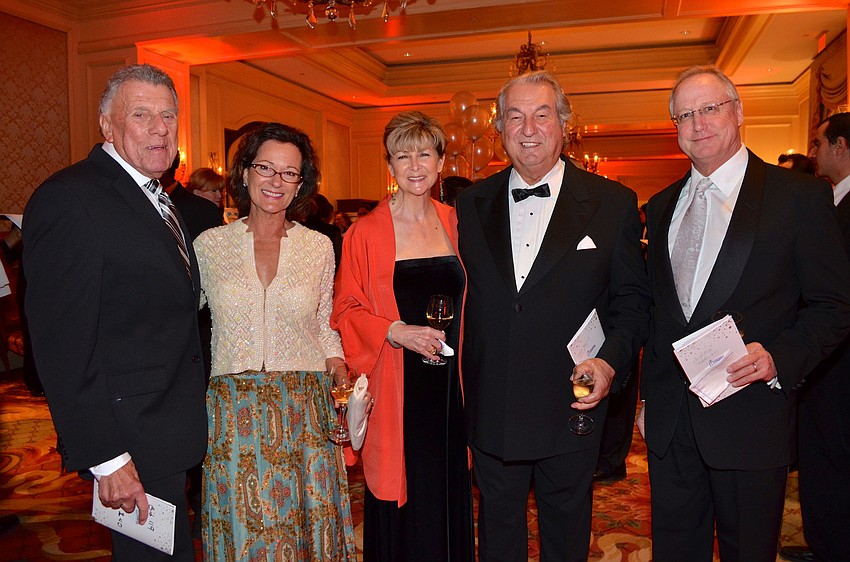 Owen Bloom, Mary Helms, Nancy and Joe McElmeel and John Helms