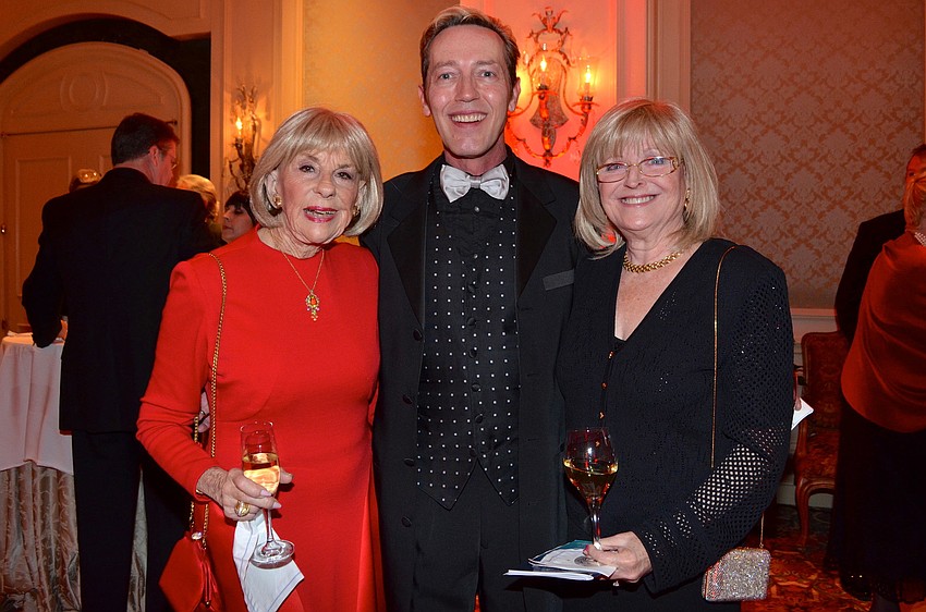 Gloria Moss, Jim Helmich and Donna Gilberti