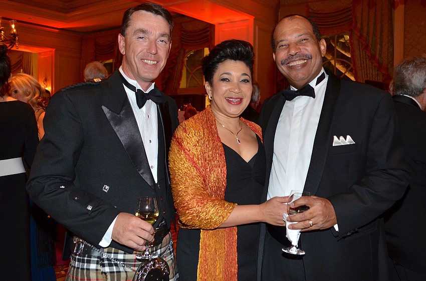 Nigel Muld with Sabrina and Roland Gibson