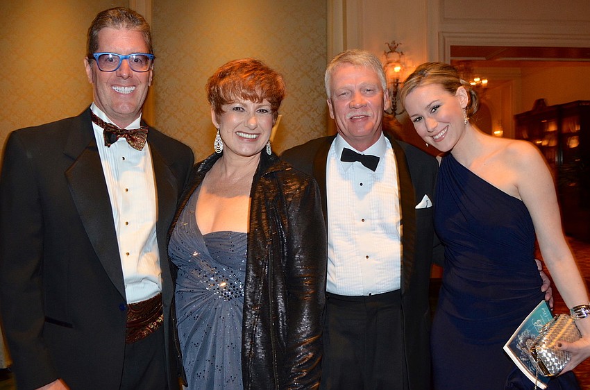 David Peterson, Carol and Jeff Webster and Elise Handley