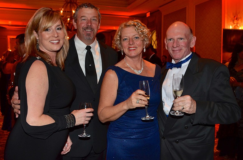 Tracy and Mike Robustelli with Sheryl and Ken Wiegers