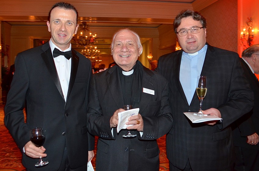 Dr. Volodymyr Smeryk, Fr. Fausto Stampiglia and Fr. Wojciech Steachura