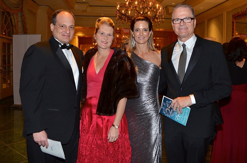 Jeff and Kathleen Troiano with Gina and Mike Roven