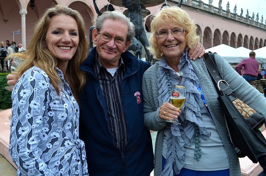 Christine Nichols with Lyle and Joan Lathrop