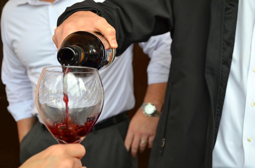 Guests sampled a variety of wines at the 7th annual Forks and Corks Food and Wine Festival.