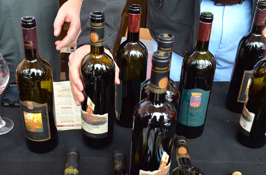 Guests enjoyed wine from a variety of vineyards at the 7th annual Forks and Corks Food and Wine Festival.