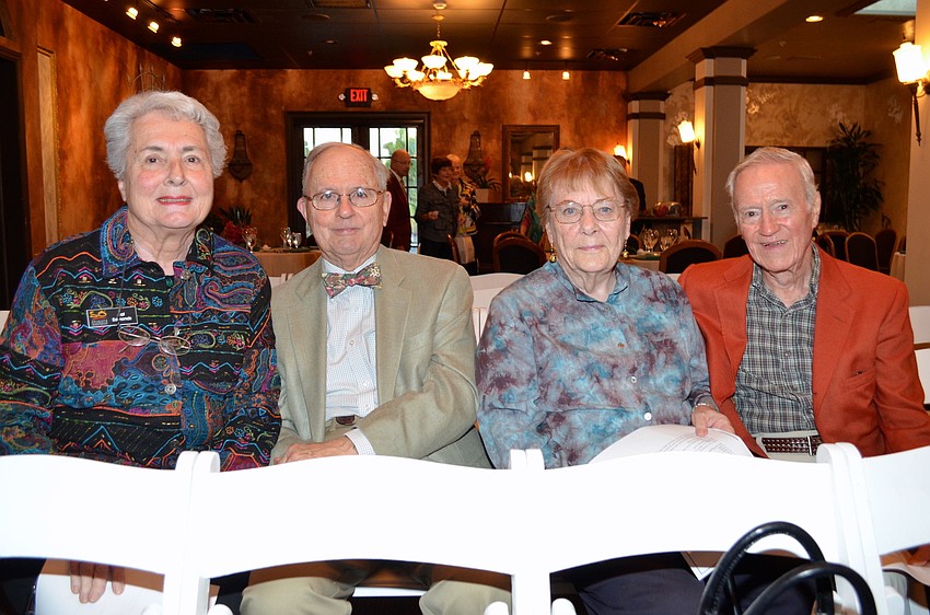 Pat and George Edmonds with Lorraine and Bill Kupper